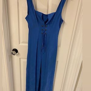 BCBG maxi dress. Color blue. Size small.